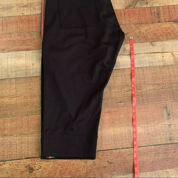 Lost daze mens athletic loose fit pants black drawstring waist multi side stripe - Picture 3 of 10